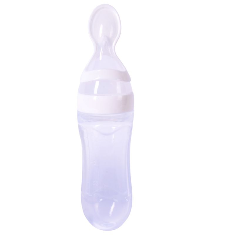 Biberon avec cuillère pour nouveau-né | EasyBottle™ - Les bébés